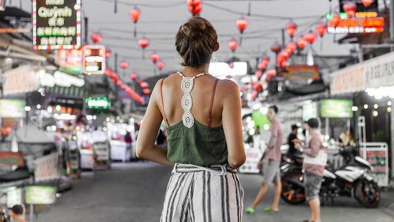 Check-in tại chợ đêm Phú Quốc (Ảnh: @_lehuonggiang_)