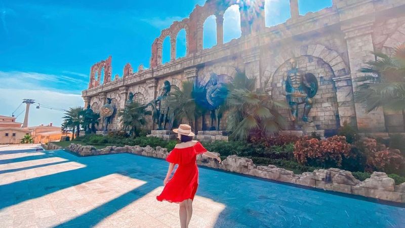 Check in tại Ga An Thới với bối cảnh Đấu trường La Mã cổ đại