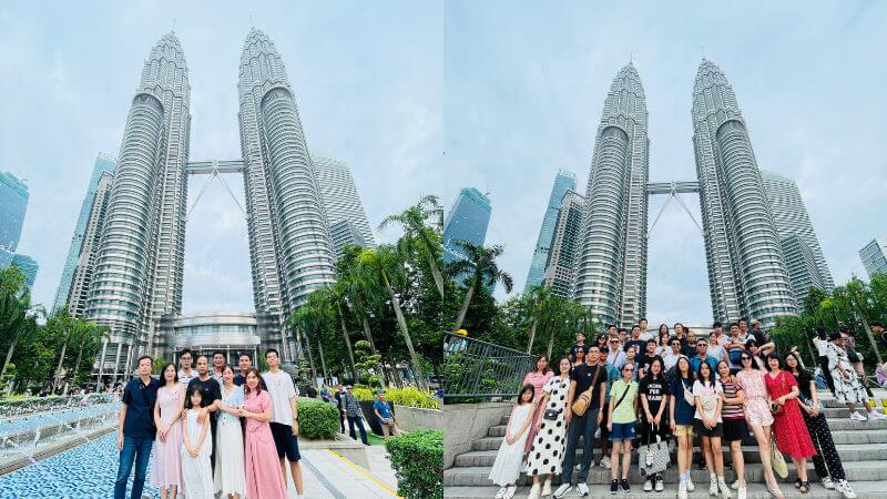 Check in tại tháp đôi Petronas