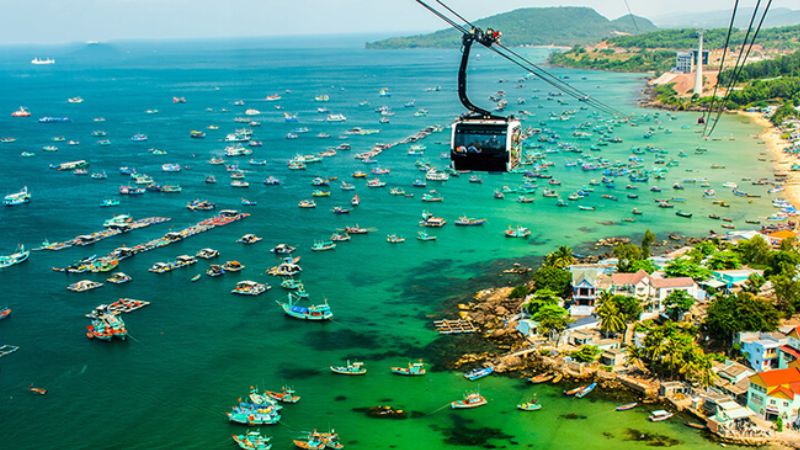 Đảo ngọc Phú Quốc xinh đẹp từ trên cao