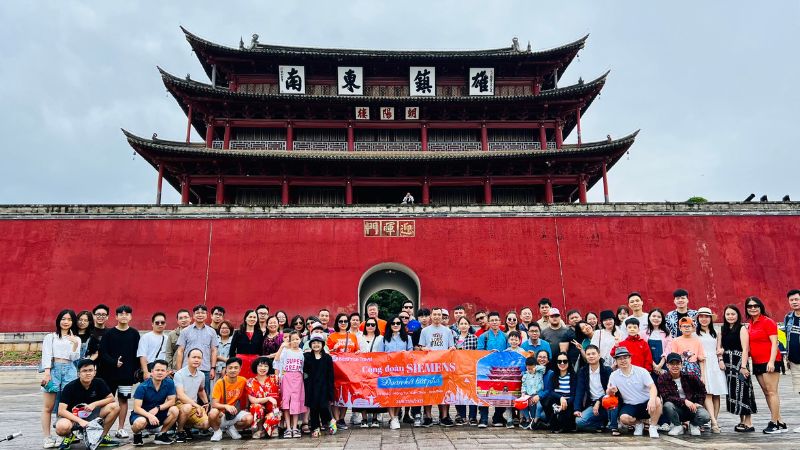 Đoàn khách BestPrice du lịch Trung Quốc từ Hà Nội