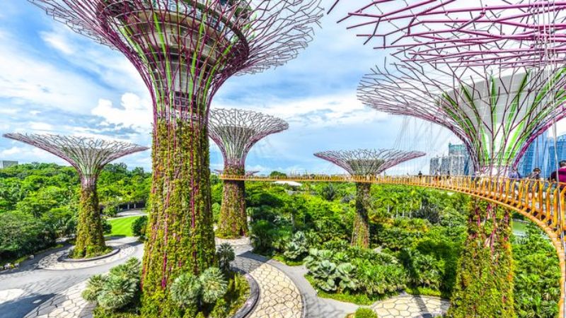 khu vườn lớn nhất singapore