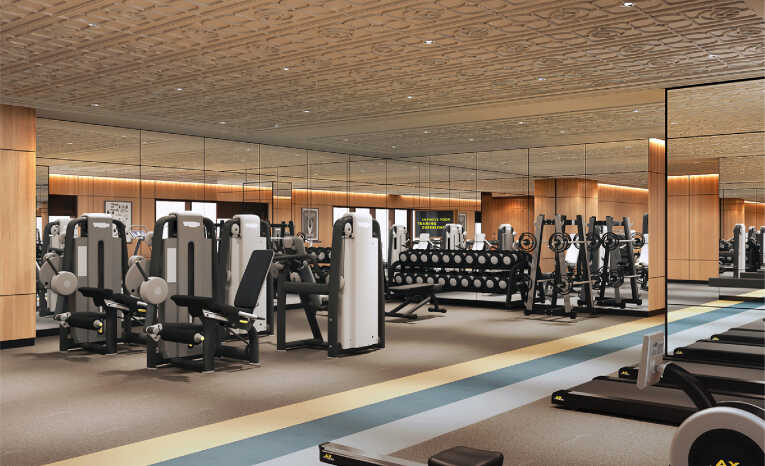 phòng gym và spa
