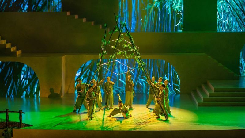 Hình ảnh nan tre đan xen vào nhau (Ảnh: Sưu tầm) 