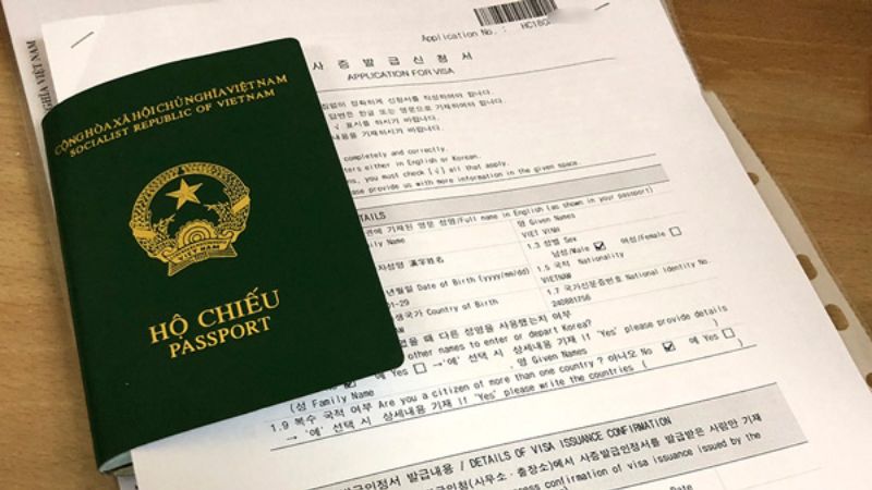 hồ sơ xin visa du lịch hàn quốc