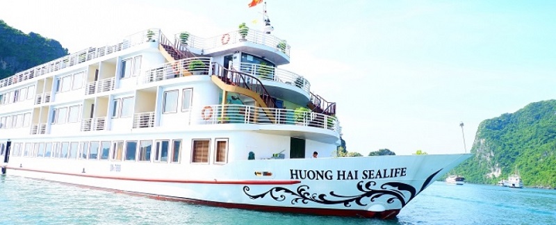 Du thuyền Huong Hai Sealife Cruise