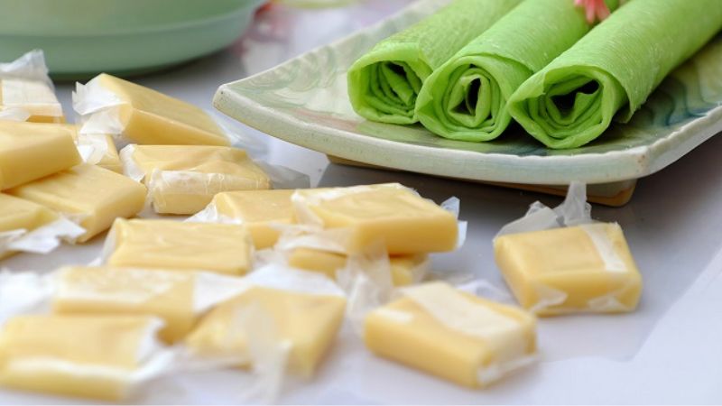Kẹo dừa Bến Tre nổi tiếng