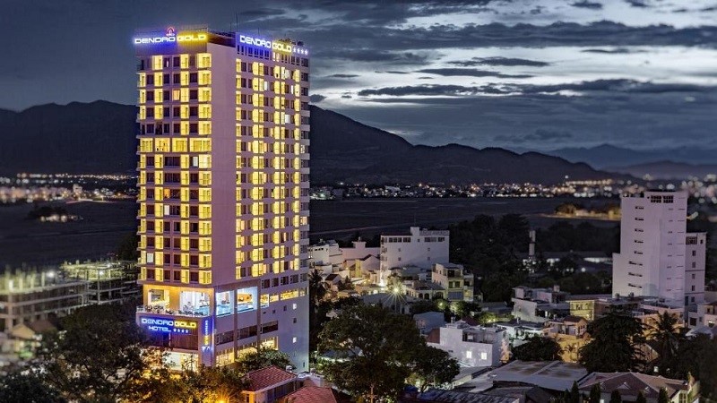 Khách sạn Dendro Gold Nha Trang có vị trí ngay trung tâm thành phố Nha Trang xinh đẹp 