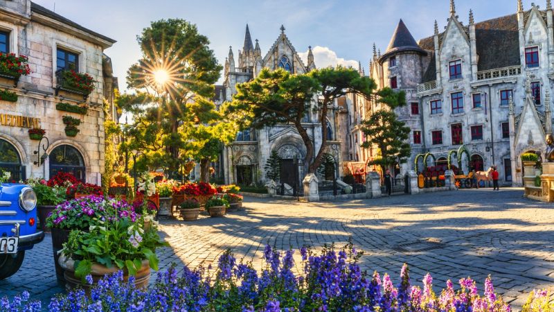 Không gian làng Pháp cổ tích