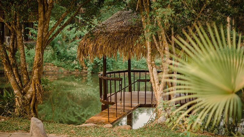 Không gian tại chòi nấm