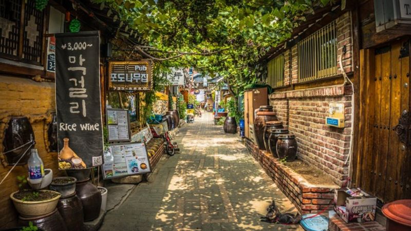 insadong là khu phố văn hóa ở seoul