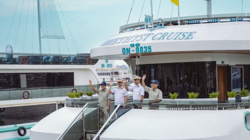 Lịch trình trải nghiệm du thuyền Amethyst 5*
