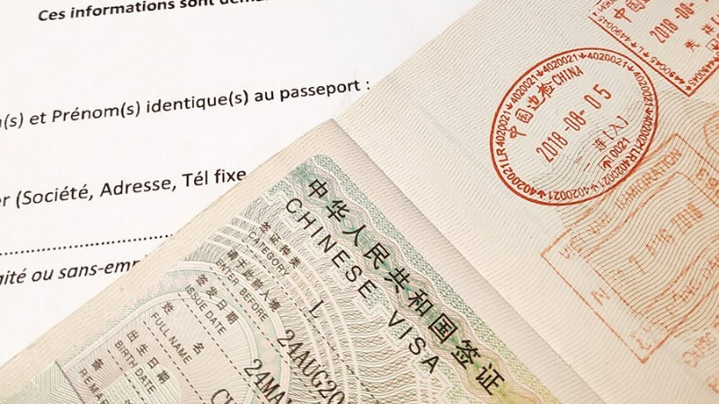 Lưu ý khi xin thị thực Trung Quốc
