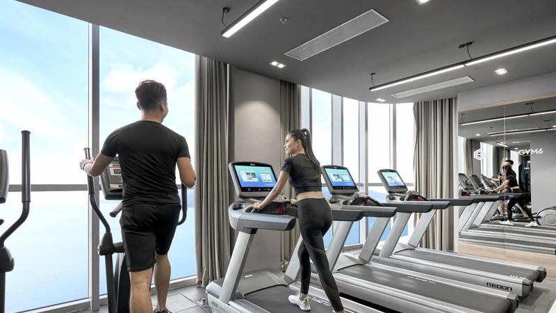 Phòng tập gym ở Eastin Grand Hotel Nha Trang