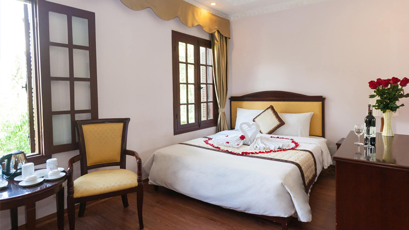 Phòng nghỉ tại khách sạn Công Đoàn