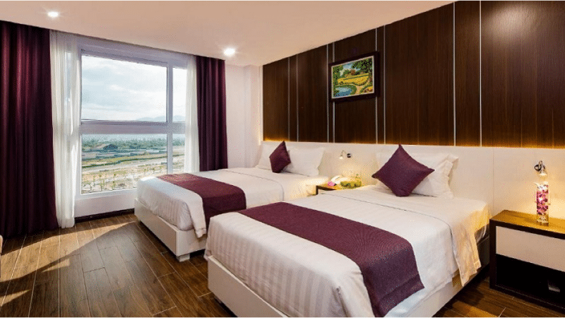 Phòng nghỉ tại khách sạn Balcony Nha Trang