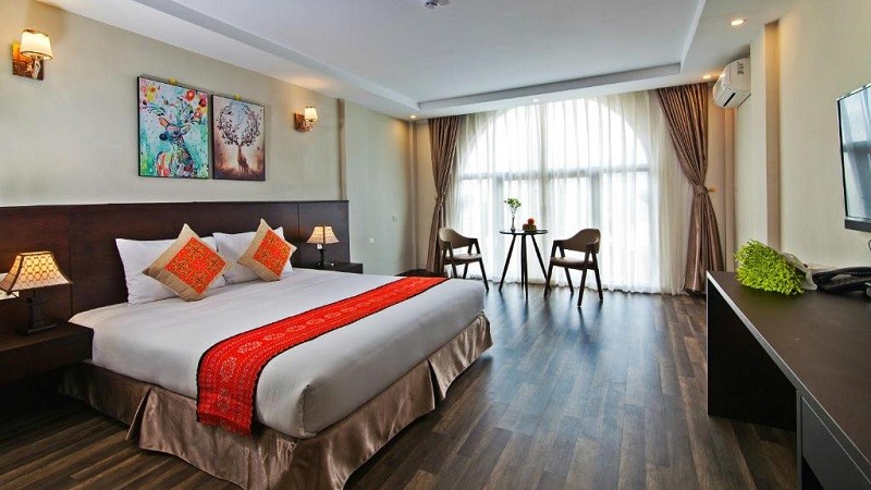 Phòng nghỉ tại khách sạn Lacasa Sapa