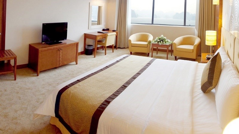Phòng nghỉ tại khách sạn Mường Thanh Grand Hạ Long