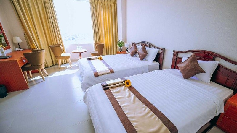 Phòng nghỉ tại Victory Hotel Tây Ninh