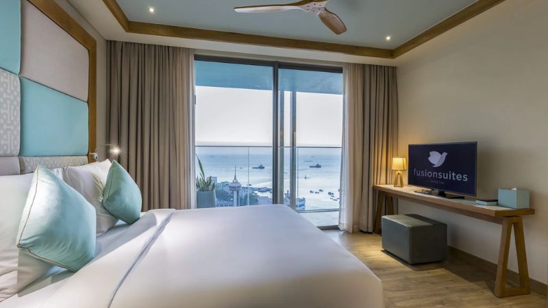Phòng ngủ với không gian hướng biển tuyệt đẹp
