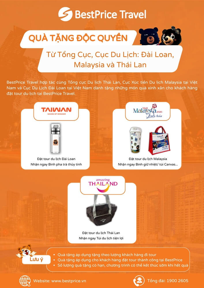 Quà tặng độc quyền từ Cục/Tổng Cục Du lịch