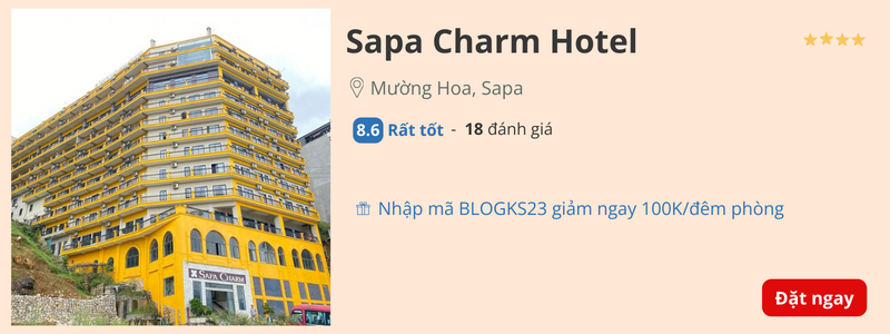Đặt phòng Sapa Charm Hotel