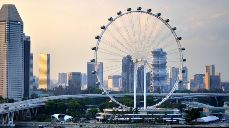 vòng đu quay quan sát singapore flyer
