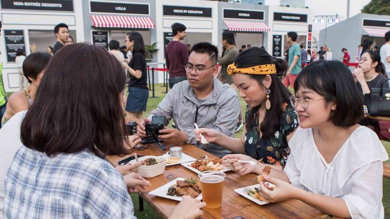 lễ hội ẩm thực ở singapore