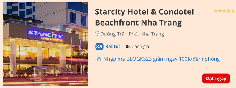 Đặt phòng Starcity Hotel & Condotel Beachfront Nha Trang 