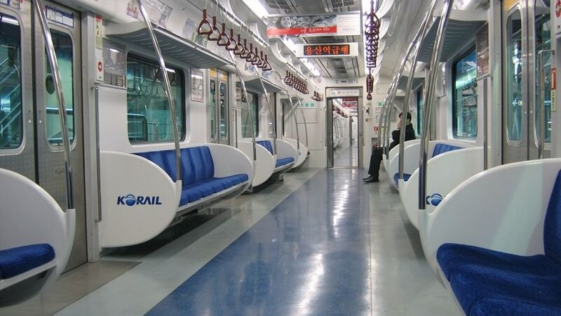 tàu điện ngầm ở seoul