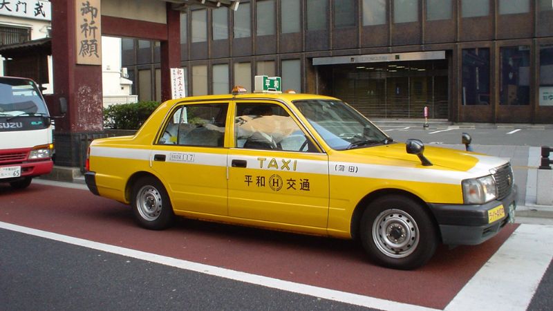 taxi ở nhật bản