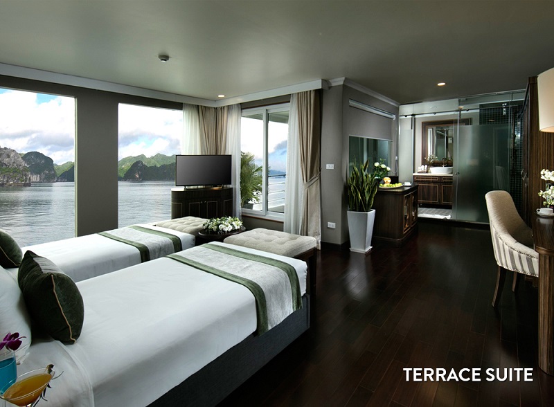 Du thuyền Era phòng Terrace suite