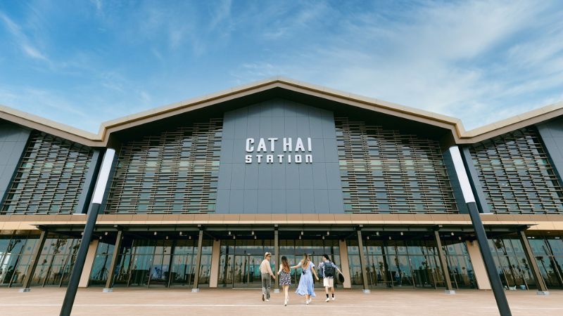 Thiết kế ấn tượng của nhà ga Cát Hải