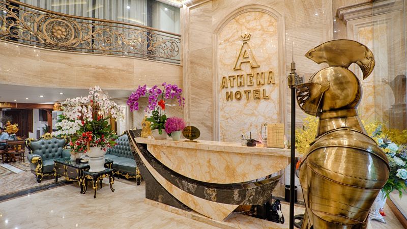 Thiết kế tân cổ điển sang trọng tại Athena Hotel Quy Nhơn 