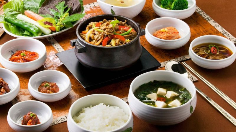 Thưởng thức đồ ăn chuẩn Hàn tại Aquafield Nha Trang