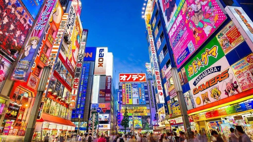 Tokyo Nhật Bản sầm uất