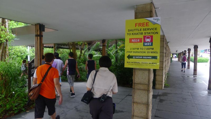 xe buýt miễn phí tại singapore zoo