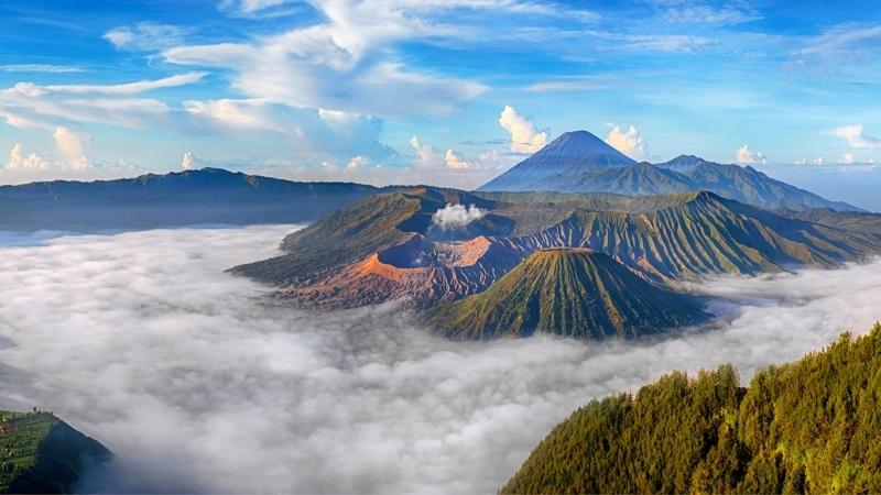 Kỳ quan núi lửa Bromo Indonesia