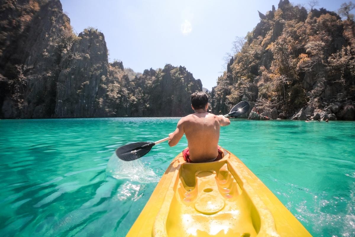 đảo palawan - chèo thuyền kayak