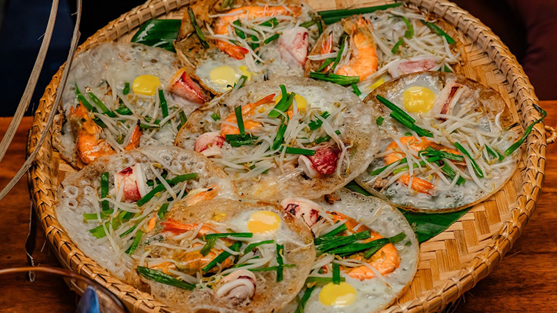 Bánh xèo hải sản Tuy Hòa - Phú Yên