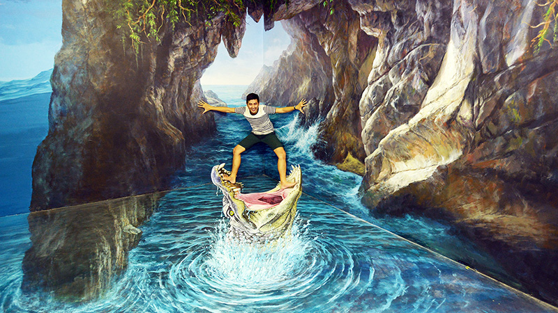 Đặt vé máy bay Sài Gòn Đà Nẵng check in Bảo tàng tranh 3D