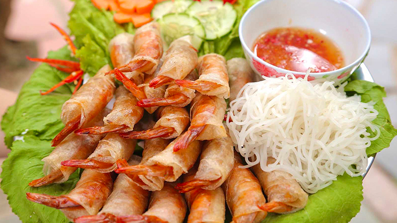 Chả ram tôm đất Quy Nhơn