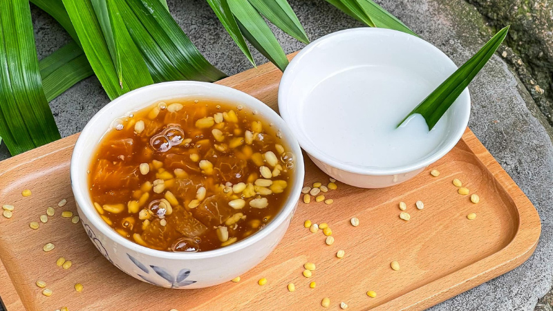 Book vé máy bay Nha Trang Hà Nội thưởng thức chè bưởi thanh mát