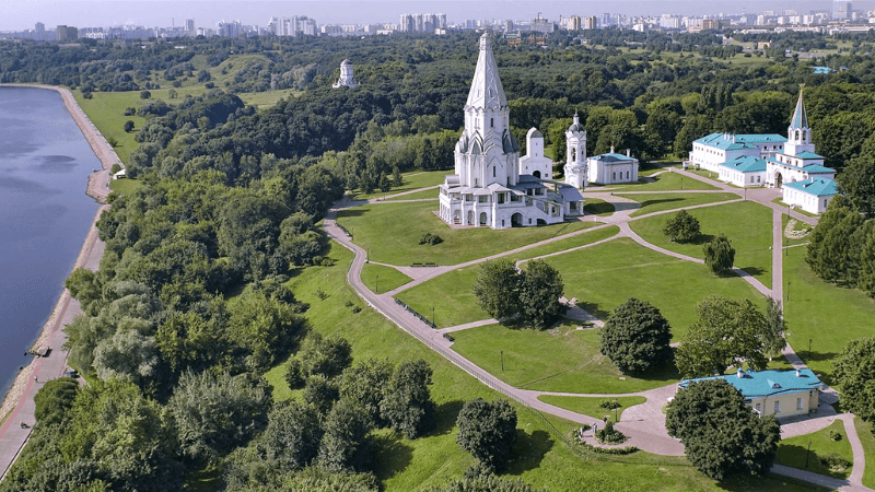 Công viên Kolomenskaya rộng lớn