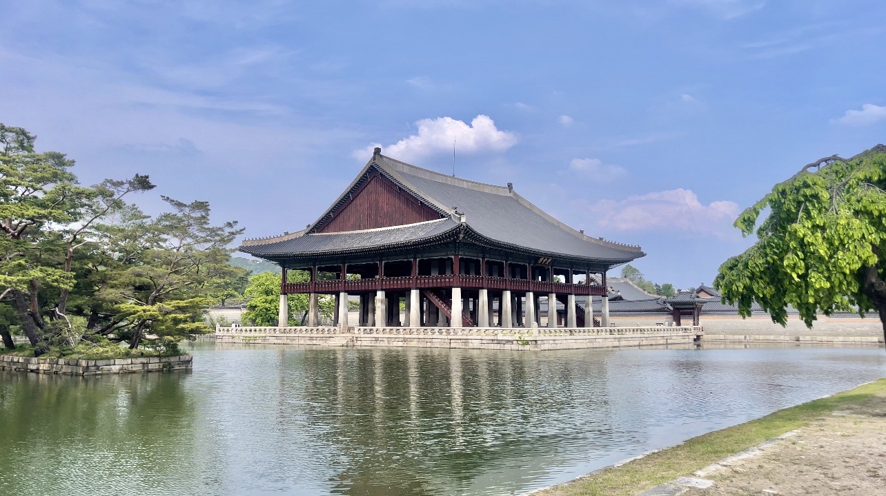 Khánh Hội Lâu - Cung điện Gyeongbokgung, Seoul, Hàn Quốc