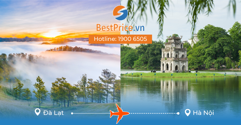 Đặt vé máy bay từ Đà Lạt ra Hà Nội