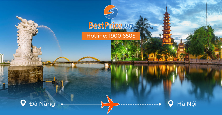 Vé máy bay giá rẻ từ Đà Nẵng đến Hà Nội