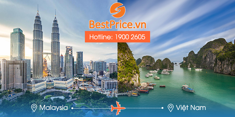 Đặt vé máy bay từ Malaysia về Việt Nam