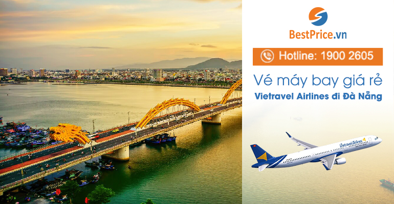 Đặt vé máy bay Vietravel Airlines đi Đà Nẵng