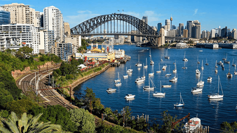Thời điểm lý tưởng để du lịch Úc thường vào tháng 12 đến tháng 5 năm sau